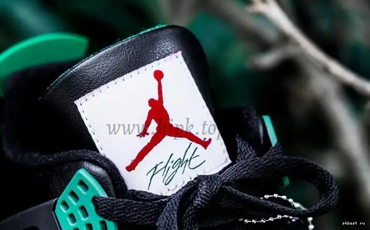 RETAIL GOD TO PK Black Jordan 4 Green SHIP SB MATERIALS READY Retro 0511